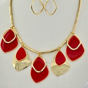 Red And Gold Necklace